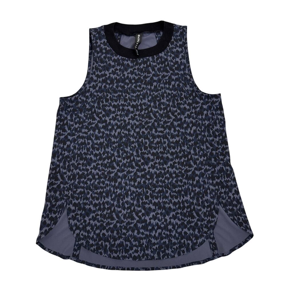 Athleta Zephyr Black Purple Blue Active Athletic Tank Top Size Women's XXS